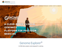 Tablet Screenshot of genome.com